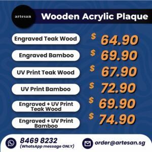 Wooden Acrylic Plaque